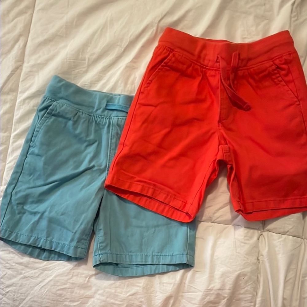 Gap Coral and Blue Shorts Set 3y